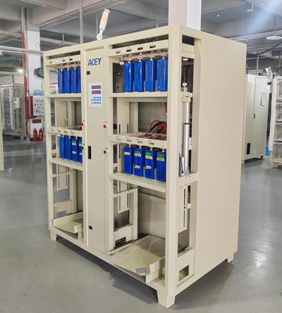 Prismatic battery capacity grading machine