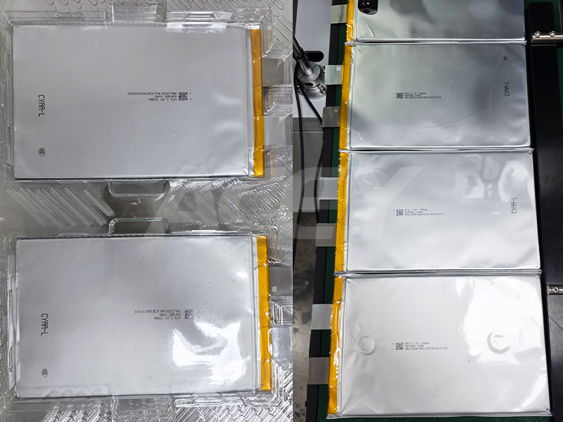 Large lithium pouch cells