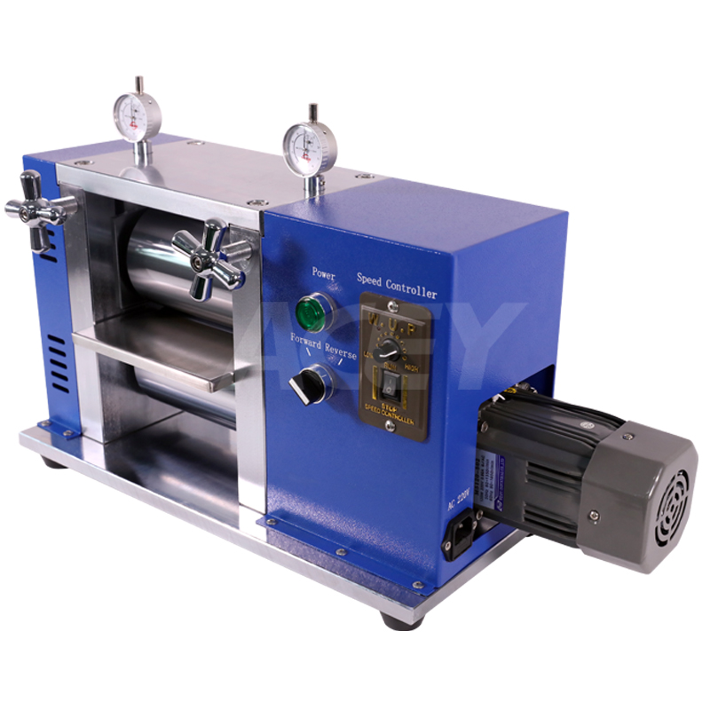 machine électrique de presse de rouleau de batterie au lithium recherche en laboratoire 
