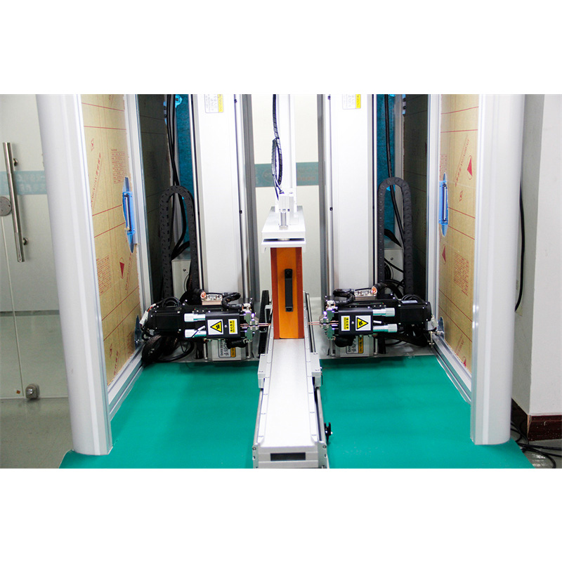 Soudeuse automatique de tache de double batterie cylindrique latérale électrique pour l'Assemblée cylindrique de cellules
 